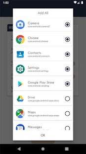 Shortcuts widget - Apps Folder Screenshot