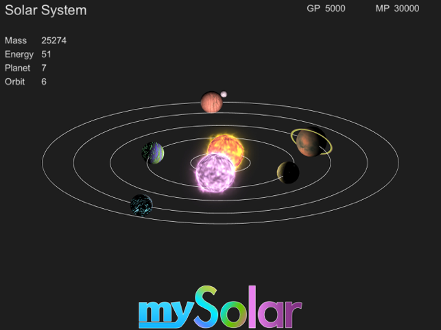 ‎mySolar - Build your Planets Screenshot