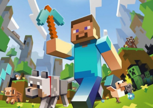 Ikonická postava Steve ze hry Minecraft