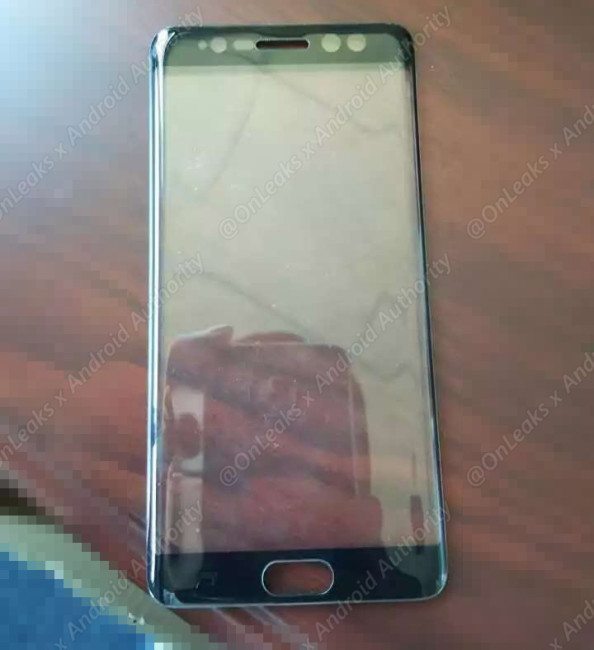 Fotografie přední strany Galaxy Note 7 potvrzuje čtečku oční duhovky