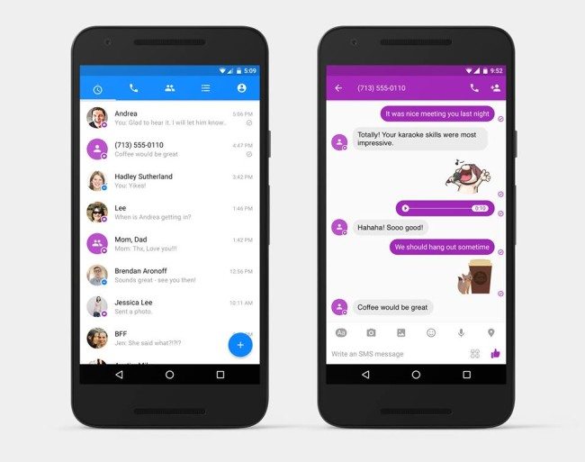Facebook Messenger pro Android se naučí posílat SMS