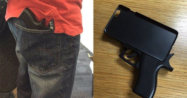 Muž přišel na letiště s iPhonem v krytu ve tvaru pistole. Legrace, nebo hloupost?