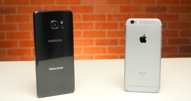 Rok starý iPhone 6s vs. Galaxy Note7 v testu rychlosti: Kdo s koho?