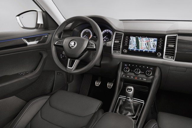 Kodiaq dashboard
