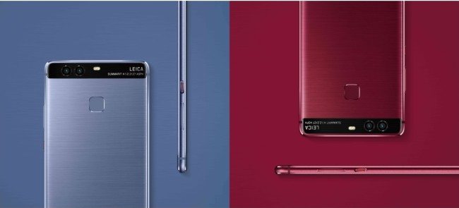 Huawei P9 v nových barvách. Je libo výraznou modrou či červenou?