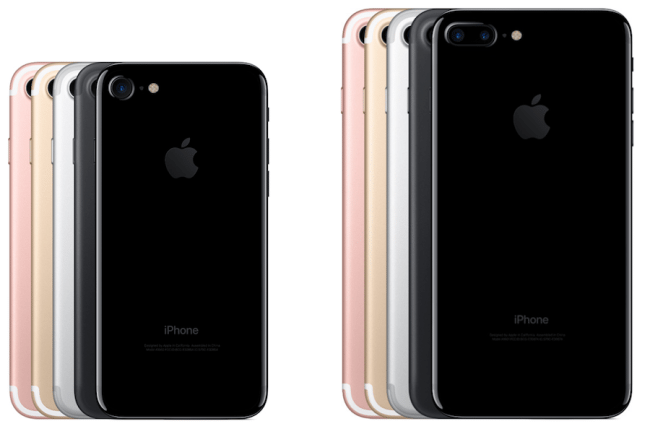 iPhone 7 a iPhone 7 Plus v pěti barevných variantách