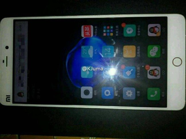 Xiaomi Mi 5s na prvním snímku: Má dostat ultrazvukovou čtečku Sense ID a force touch display