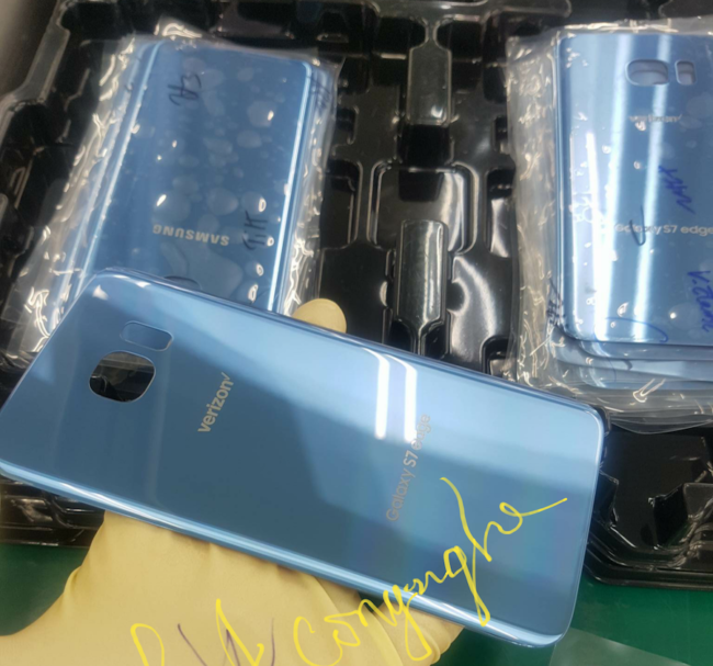 Galaxy S7 Blue Coral