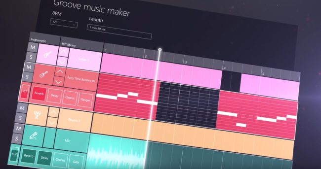 Garage Band od Microsoftu? Jarní update Windows 10 přinese Groove Music Maker