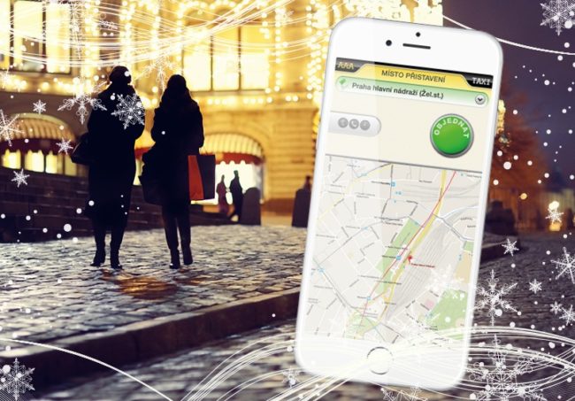 Mobilní aplikace AAA Taxi pro nejrychlejší objednávku vozu