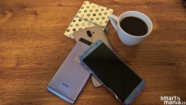 Galaxy S7 edge, Huawei P9 a Huawei Mate 9