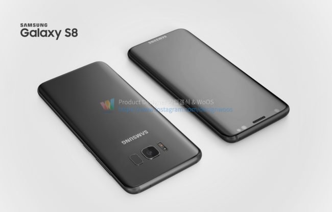 Samsung Galaxy S8 ze všech stran a ve čtyřech barvách (galerie neoficiálních renderů)