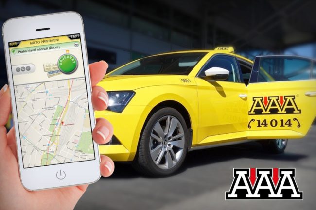 AAA Taxi aplikace pro Android a iOS