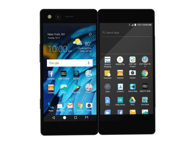 Tohle je ZTE Axon M. Project Valley od Samsungu se mu hodně podobá.