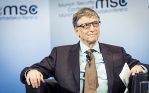 Bill Gates na snímku z roku 2017