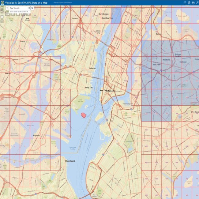 New York má poměrně striktní pravidla pro drony a jasně vyznačené zóny pro rekreační létání