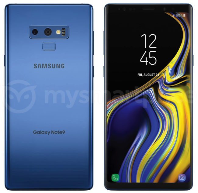 Samsung Galaxy Note9 na uniklém tiskovém snímku odhaluje vše