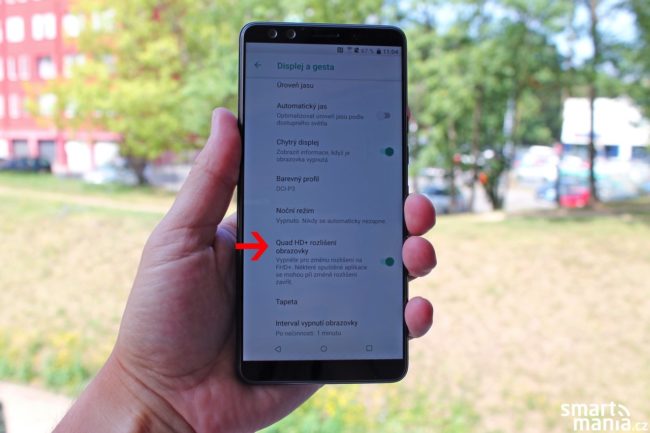 Snížením rozlišení displeje prodloužíte výdrž telefonu až o 25 procent