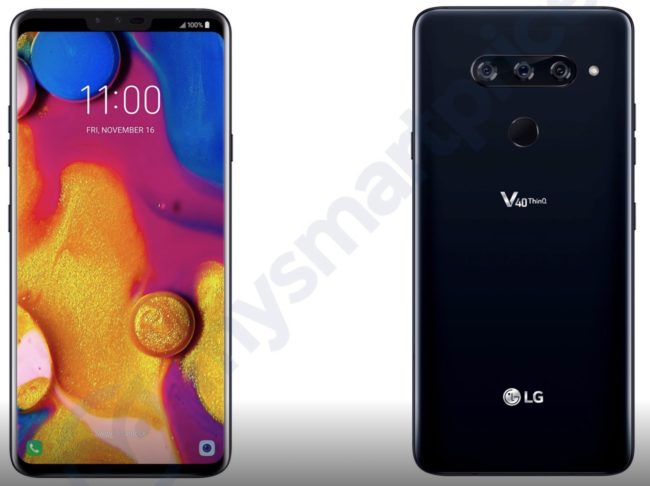 Takto bude vypadat LG V40: lákat bude na celkem pět fotoaparátů!