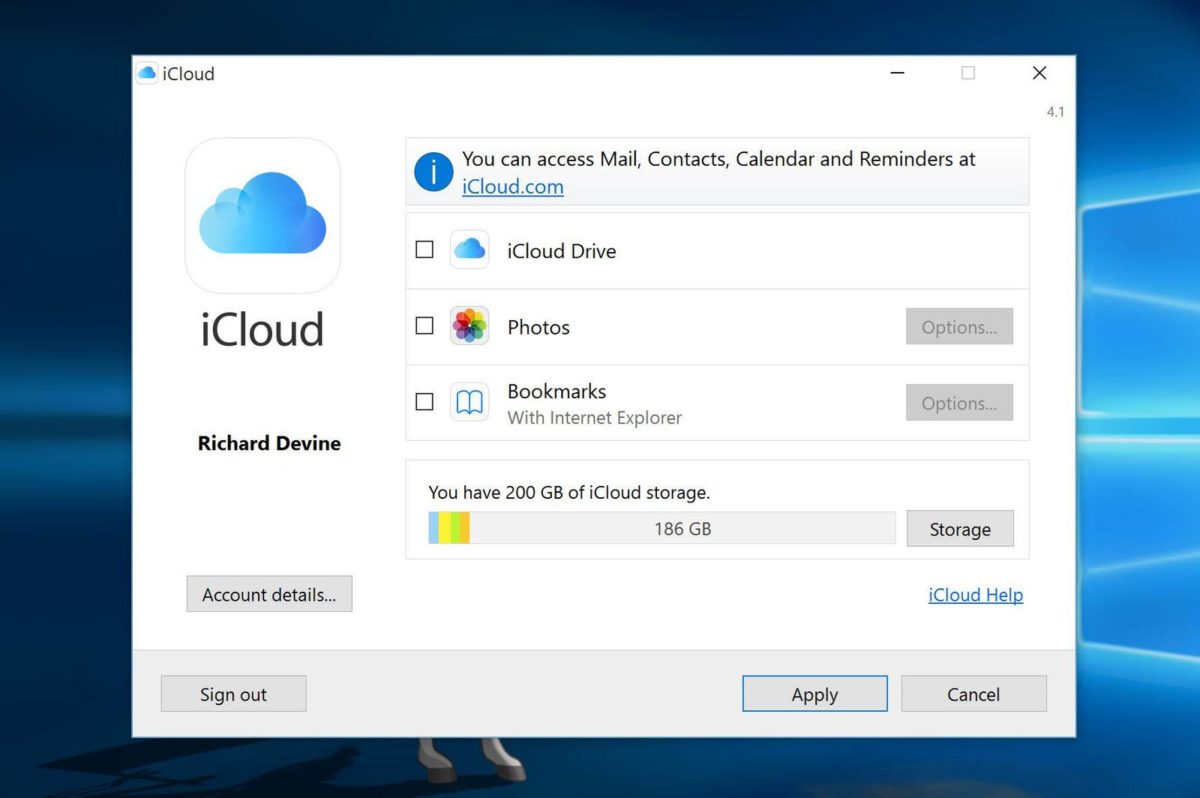 how to download icloud drive to pc
