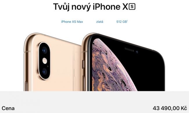 512GB iPhone Xs Max nelze nazvat jinak než předražený