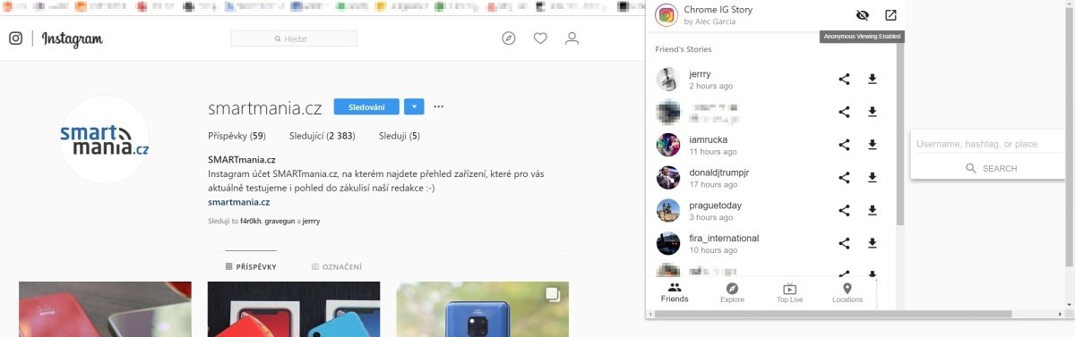 Jak anonymně sledovat Instagram?