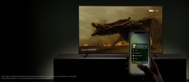 Chytré televize od Samsungu nově s aplikací Apple TV a podporou AirPlay 2