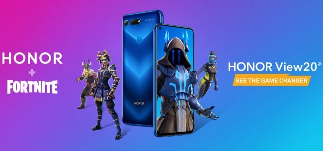 Majitelé smartphonu Honor View 20 si mohou stáhnout speciální skin do hry Fortnite