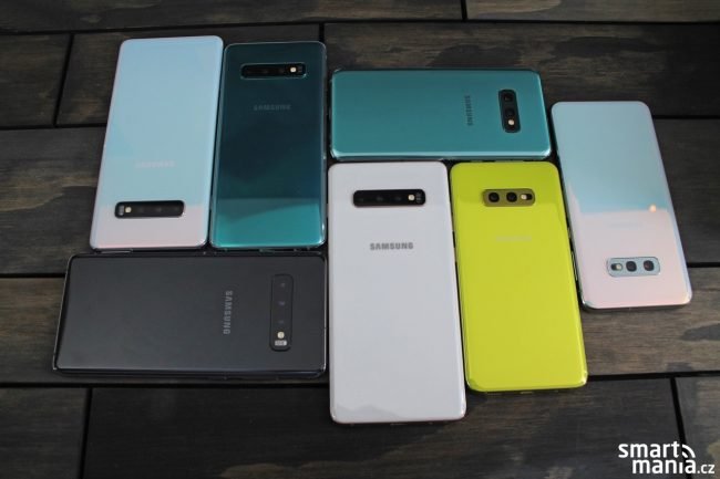 Samsung Galaxy S10e, S10 a S10+