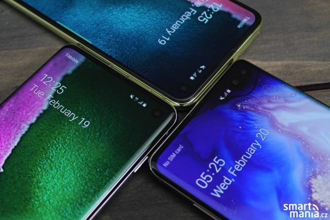 Samsung Galaxy S10e, Galaxy S10 a S10+