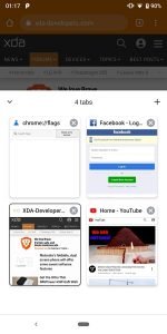 Google Chrome Bottom Toolbar Tabs 2