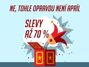 Ne, tohle opravdu není Apríl: slevy až 70 % na Smarty