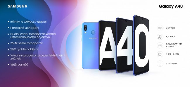 Infografika: Samsung Galaxy A40