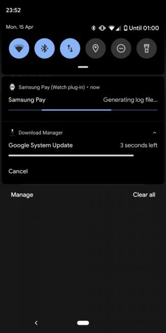 android q google system update