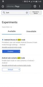 google chrome android dark 4