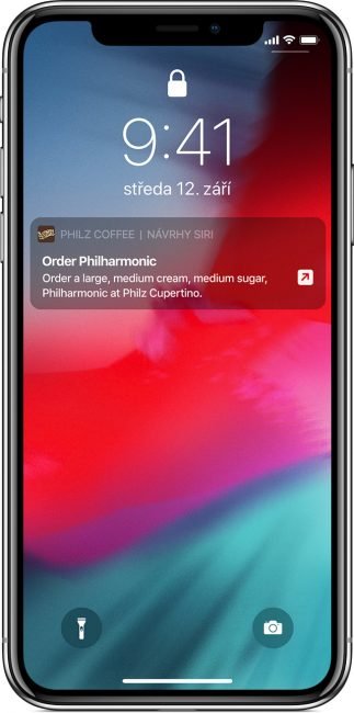 ios12 iphone x siri suggestion lock screen