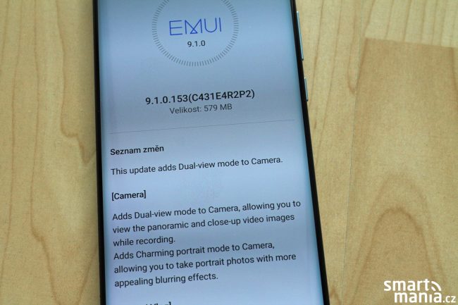 Huawei P30 Pro Dual view Huawei P30 Pro dostává novou aktualizaci. Zpřístupňuje Dual View záznam videa