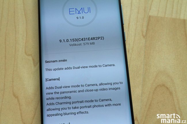 Huawei P30 Pro dostává novou aktualizaci. Zpřístupňuje Dual View záznam videa