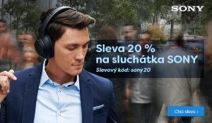 Sony sluchatka sleva