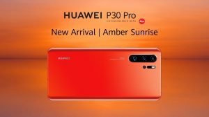 Huawei P30 Amber Sunrise