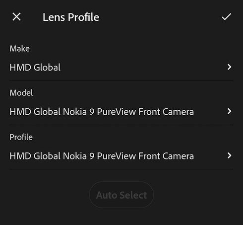 Nokia 9 Lightroom profil Majitelé Nokia 9 PureView mohou v Adobe Lightroom využívat vlastní profil