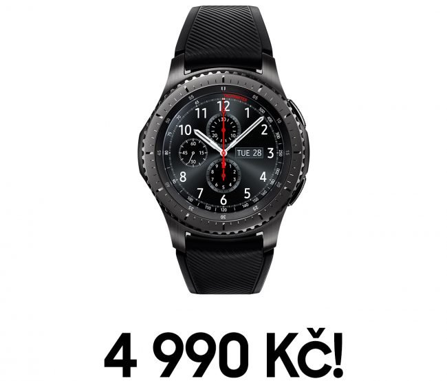 Samsung Gear S3 Frontier za akční cenu 4 990 Kč!