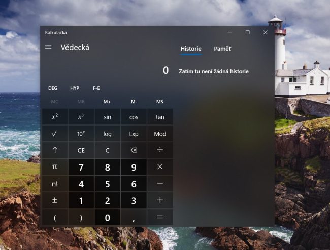 Kalkulačka ve Windows 10 Windows 10 calculator