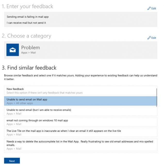 feedback