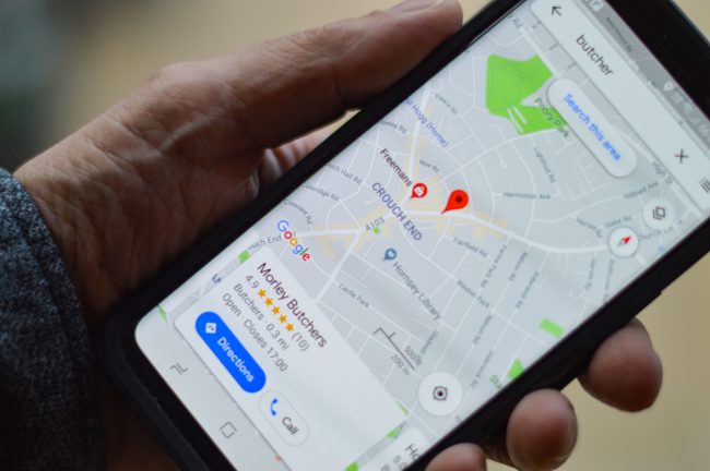 google maps mapy navigace