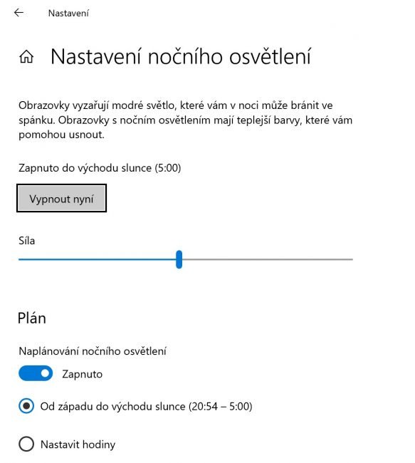 nocni osvetleni