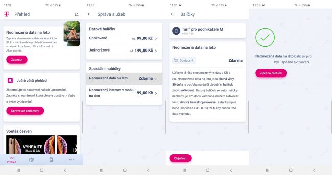 tmobile neomezena data aktivace Aktivujte si u T-Mobile neomezená mobilní data. Zdarma a na celé léto :-)