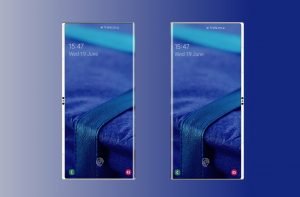 Návrh smartphonu v bílé variantě