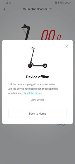 ScreenShot Xiaomi Mi Scooter Pro1