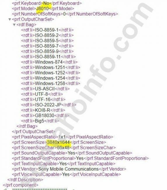 Xperia 2 leak files 2